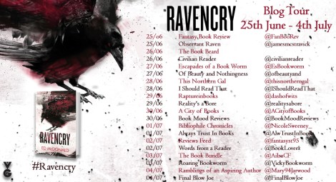 Ravencry blog tour banner